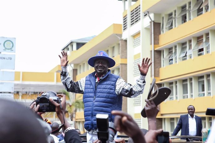 Archivo - El líder opositor keniano Raila Odinga 