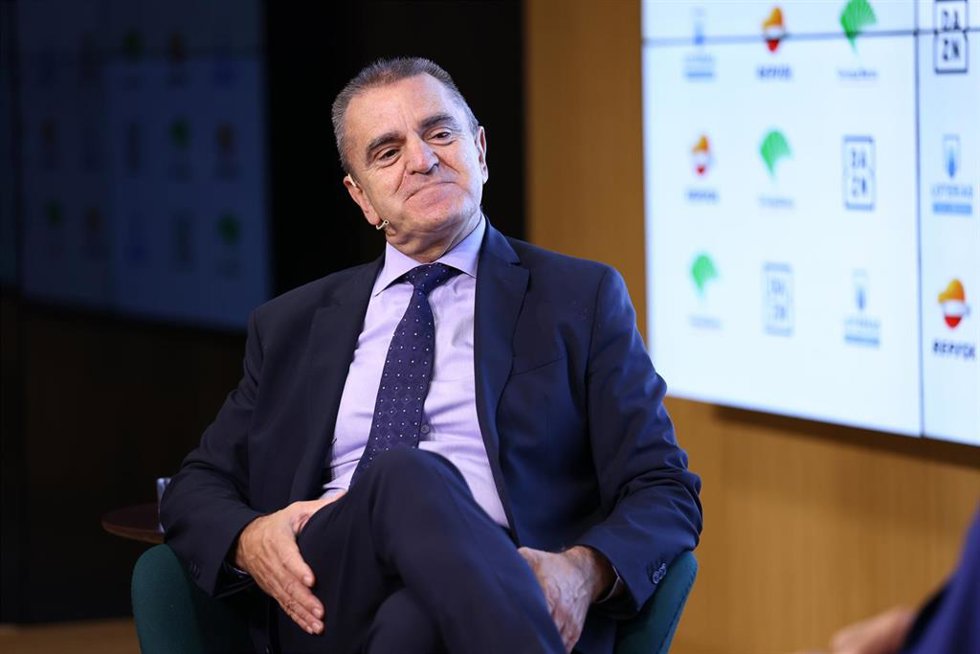 Archivo - El presidente del Consejo Superior de Deportes, José Manuel Franco, durante un desayuno deportivo de Europa Press, en el Auditorio Meeting Place, a 23 de junio de 2022, en Madrid (España).