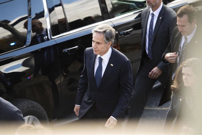 Archivo - Imagen de archivo del secretario de Estado de EEUU, Antony Blinken 