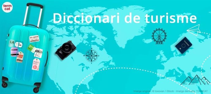 Logo del nuevo 'Diccionari de turisme', que reúne 1.200 términos en catalán relacionados con el sector del turismo