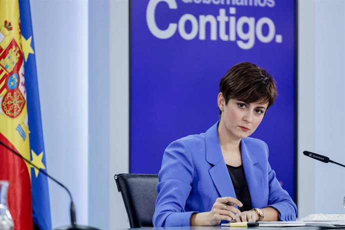 La ministra de Política Territorial y portavoz del Gobierno, Isabel Rodríguez.