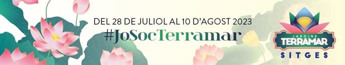Cartell del Festival Jardins de Terramar de Sitges (Barcelona)