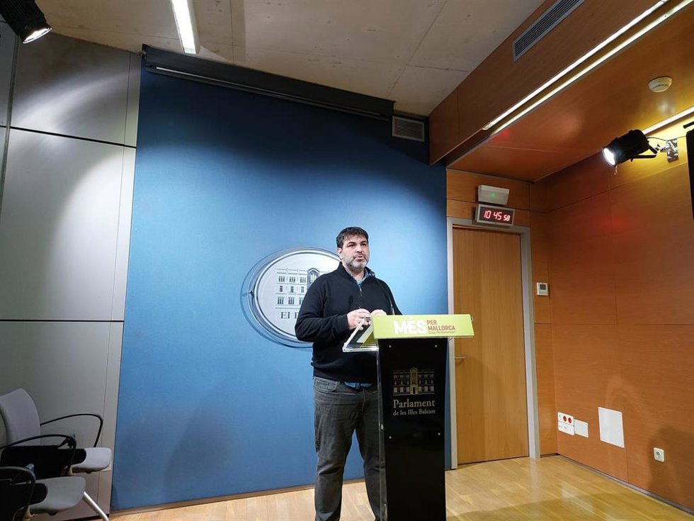 El portavoz parlamentario de MÉS per Mallorca, Josep Ferr.