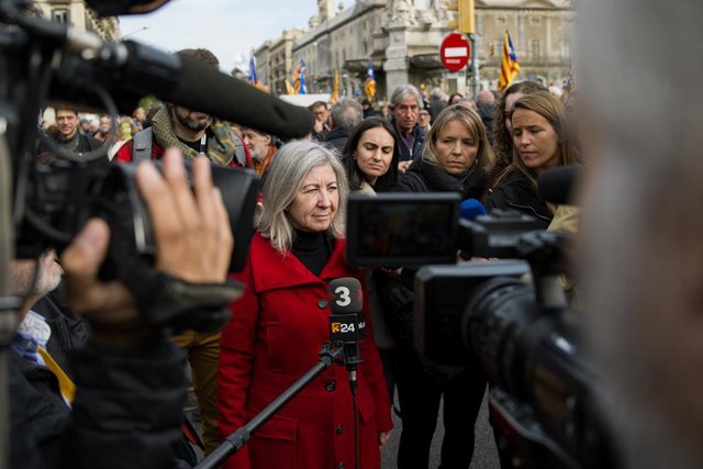 Archivo - La presidenta de l'ANC, Dolors Feliu
