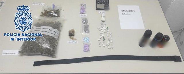 Imagen de la droga intervenida