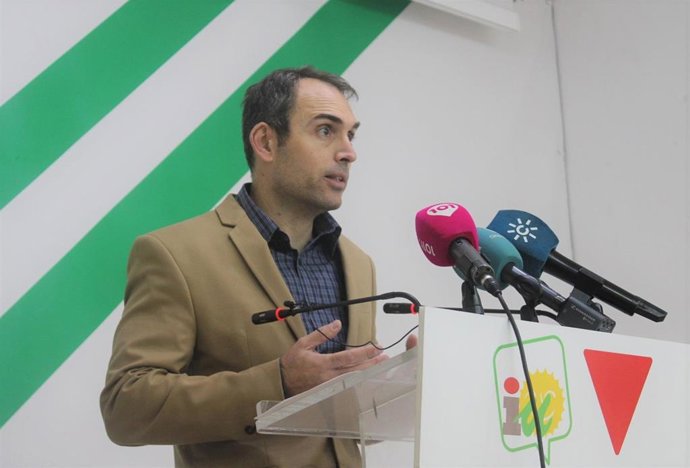 El coordinador de IU Andalucía, Toni Valero.