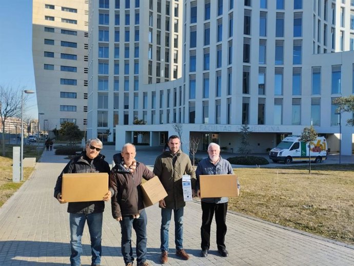 Vila en Granada para la entrega de restos óseos encontrados en fosas comunes del cementerio.