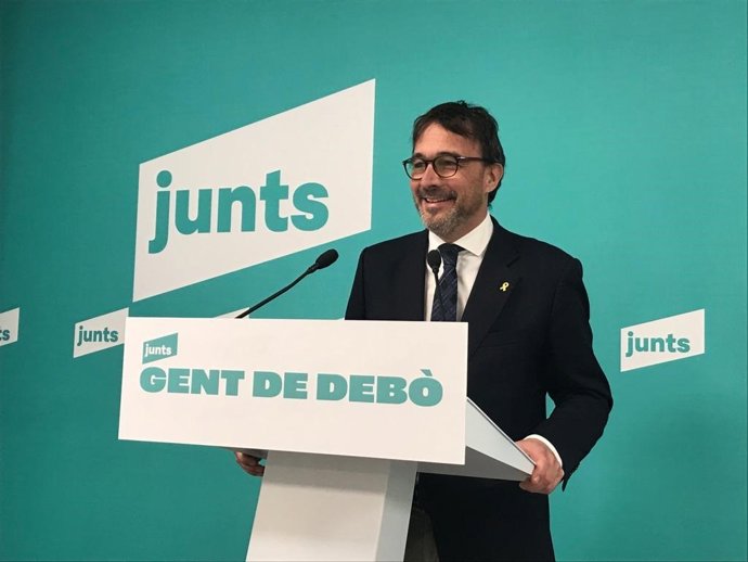 El portavoz de Junts, Josep Rius