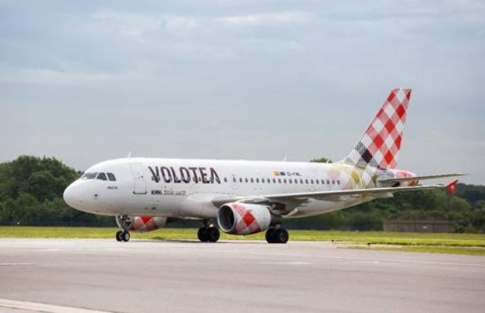 Archivo - Avión de Volotea