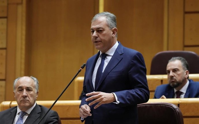 Archivo - El senador del PP José Luis Sanz.