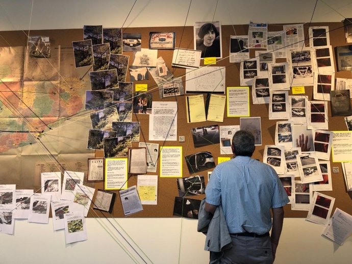 Archivo - Imatge de l'exposició de 'Crims'