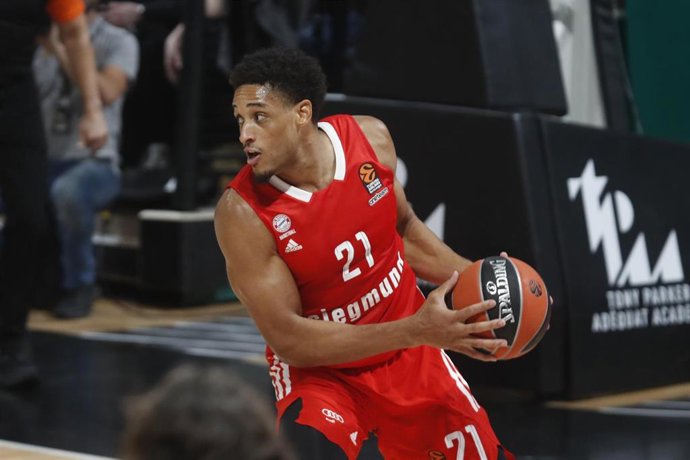 Archivo - Augustine Rubit durante un partido del Bayern Múnich en la Euroliga 2022-2023