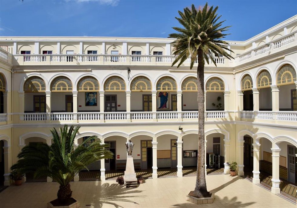 Patio del Colegio de Los Salesianos de Las Palmas de Gran Canaria