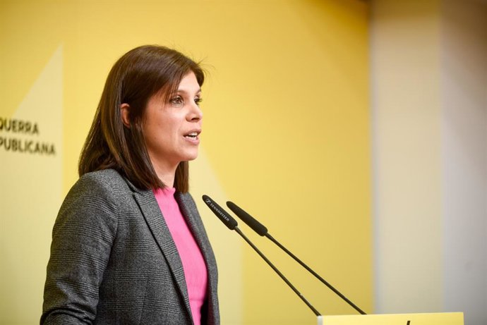 La secretria general adjunta i portaveu d'ERC, Marta Vilalta