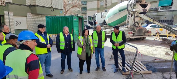 Obras del PFEA en Huércal-Overa (Almería).