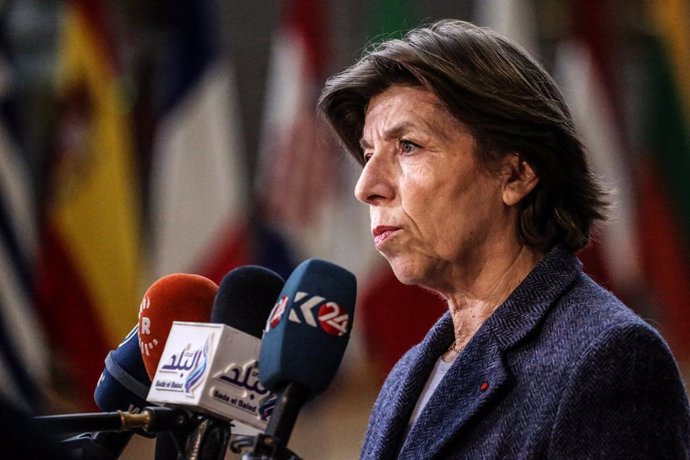 Las ministra de Exteriores de Francia, Catherine Colonna