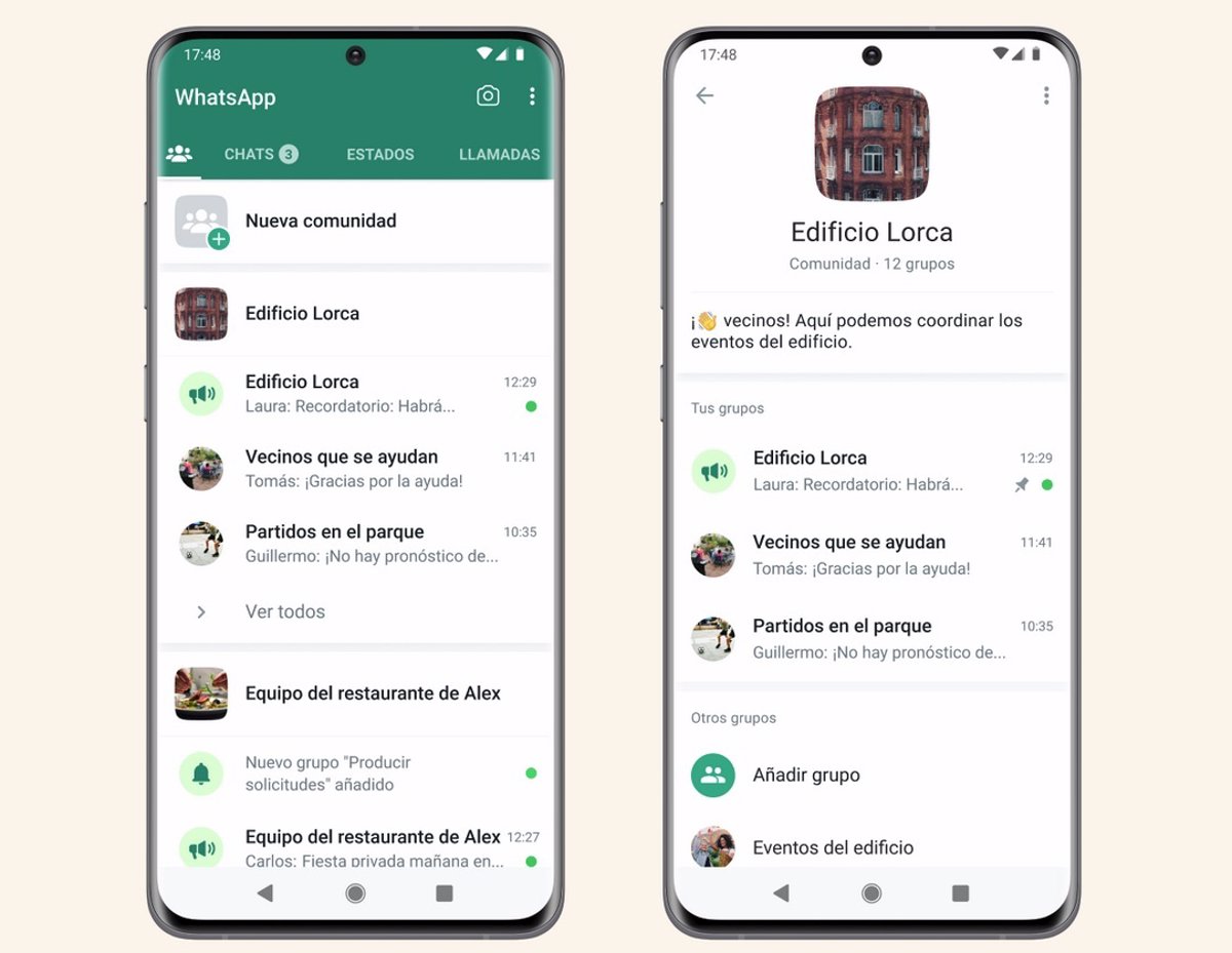 WhatsApp ti consentirà di interagire nei gruppi di annunci per le comunità su iOS