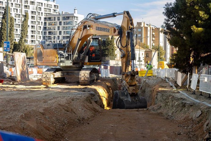 Avance de las obras de remodelación en la Avenida de Cataluña