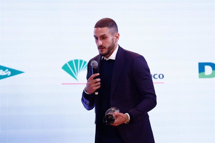 El capitán del Atlético de Madrid, Koke Resurrección, en la VII Gala de Premios Anuales de la APDM.