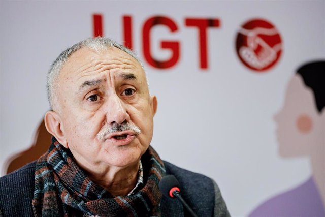 El secretario general de UGT, Pepe Álvarez