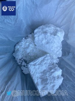 Imagen de la droga que transportaba el detenido