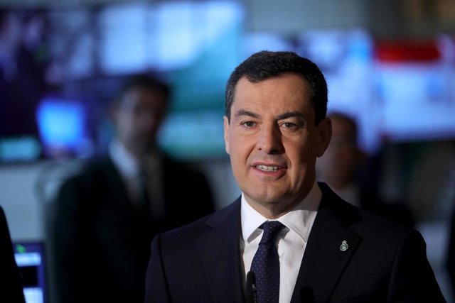 Archivo - El presidente de la Junta de Andalucía, Juanma Moreno