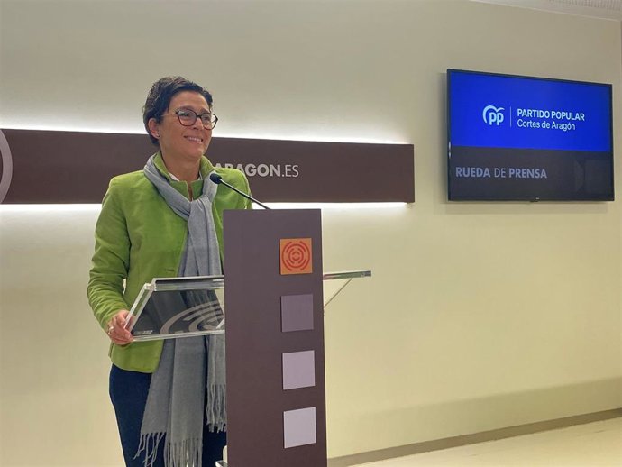 La diputada del PP Aragón Ana Marín.