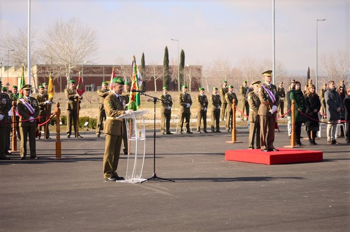 La AALOG 61 celebra en la base El Empecinado, en Santovenia, el día de San Juan Bosco.