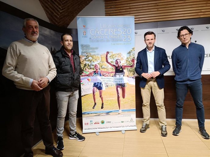 Presentación del Gran Premio Cáceres de Campo a Través que se celebra en Calzadilla este domingo 5 de febrero