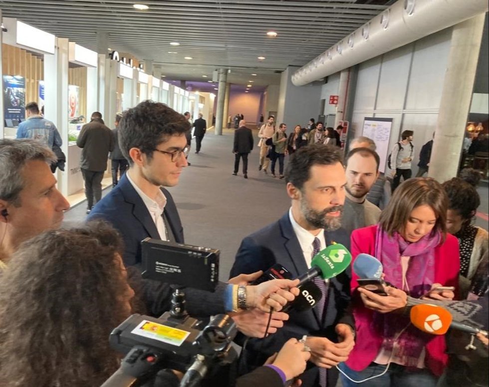 El conseller de Empresa y Trabajo de la Generalitat, Roger Torrent.