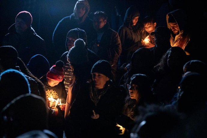 Vigilia por la muerte de Tyre Nichols en Sacramento.