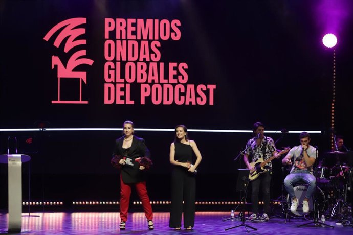 Archivo - Foto de la primera edición de los Premios Ondas Globales del Podcast.