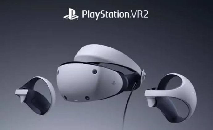 Imagen promocional del nuevo visor de realidad virtual de Sony, PlayStation VR 2.