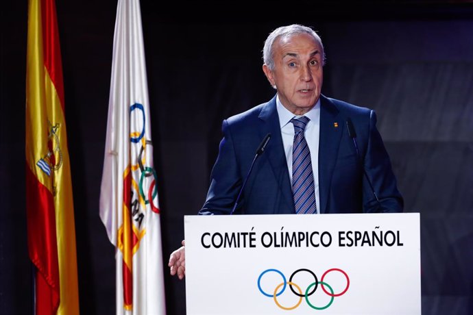 Archivo - Alejandro Blanco, President of the COE (Spanish Olympic Committee), attends during the COE 2022 Awards Ceremony at COE at COE Official Headquarters on December 21, 2022 in Madrid, Spain.