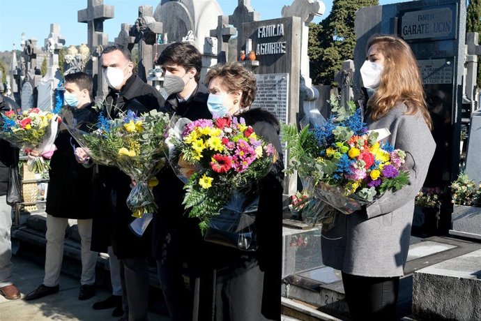 Archivo - Homenaje por el 26 aniversario del asesinato de Fernando Múgica a manos de ETA