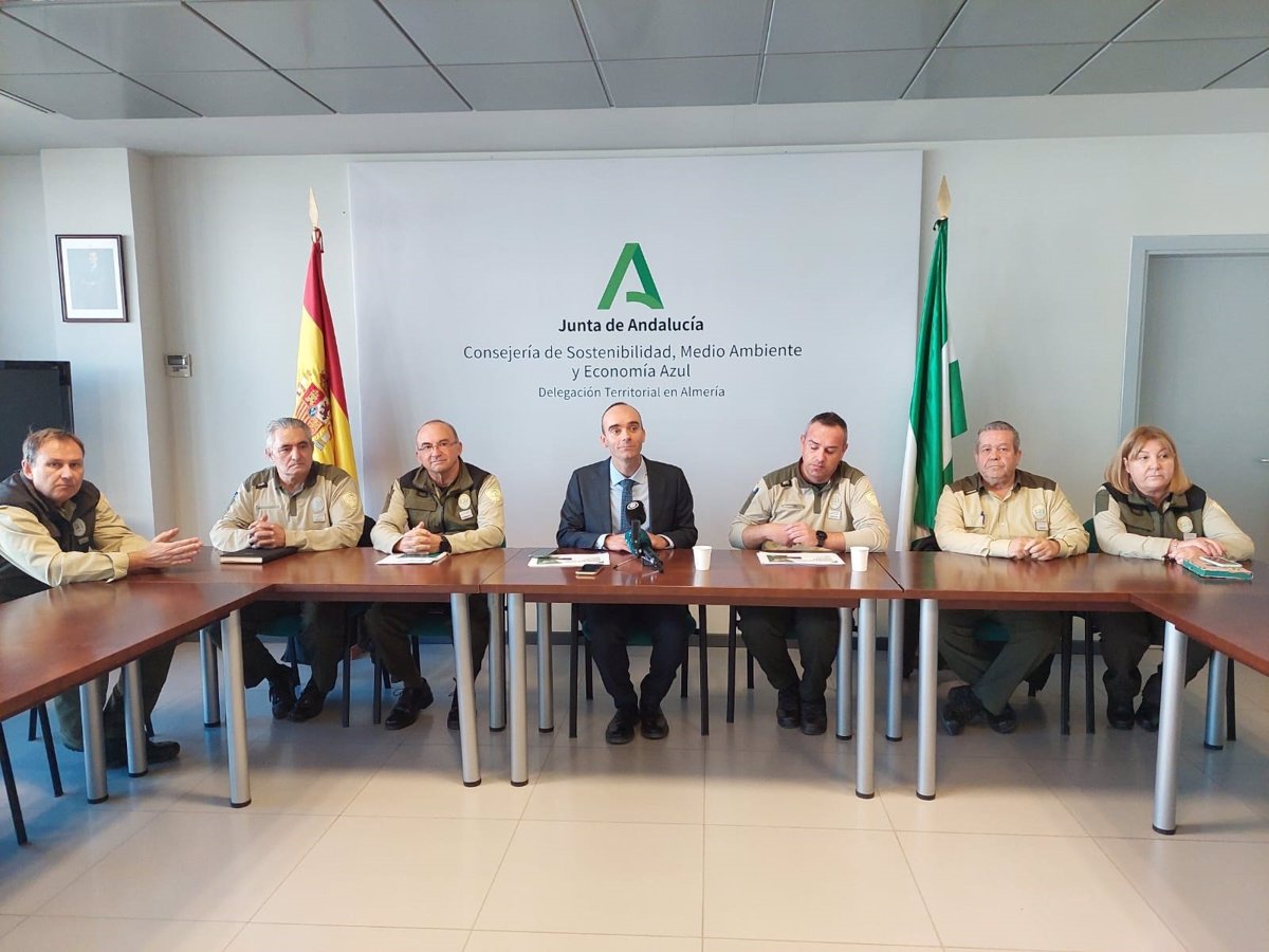 Los agentes de Medio Ambiente Almería hicieron más de 8.600 actuaciones en 2022, mitad por incendio
