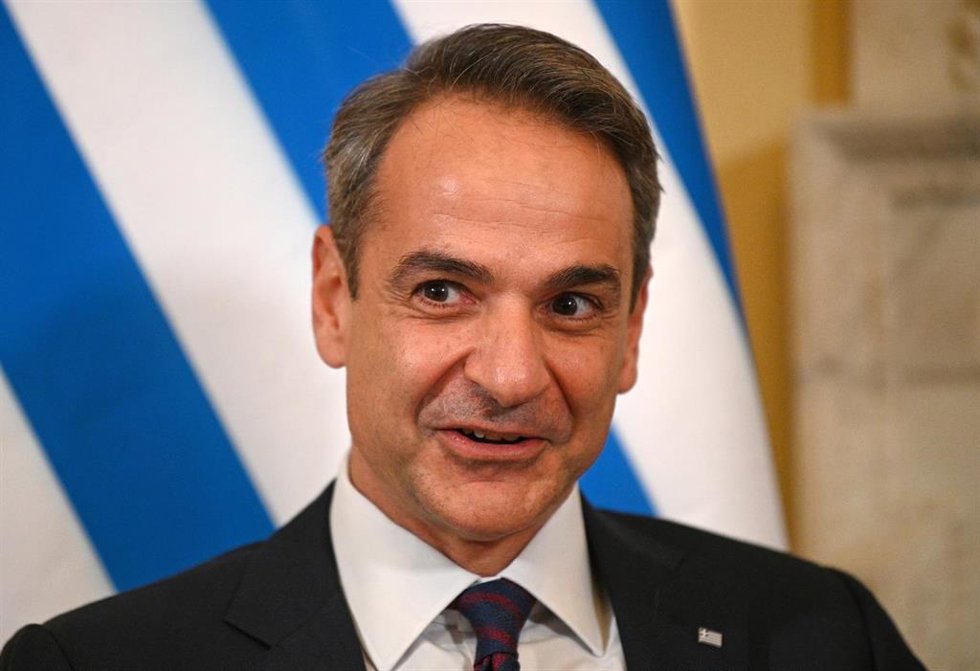 Archivo - El primer ministro de Grecia, Kyriakos Mitsotakis