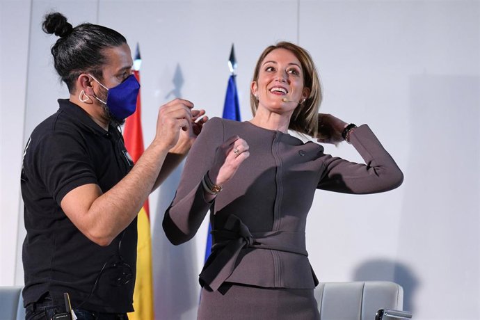 La presidenta del Parlamento Europeo, Roberta Metsola.