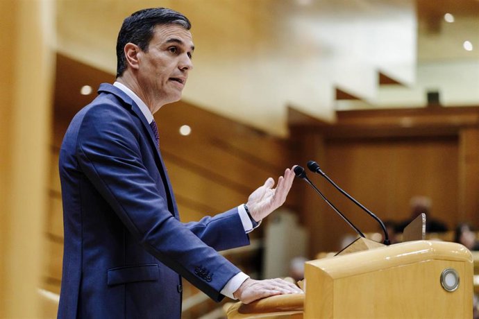 El presidente del Gobierno, Pedro Sánchez