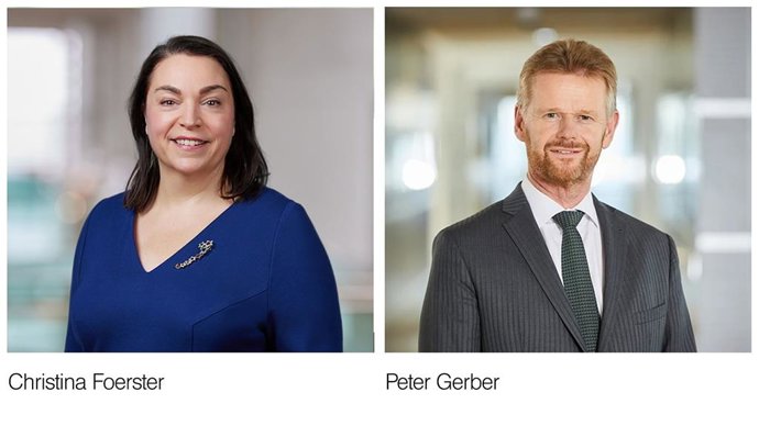 Christina Foerster (i) y Peter Gerber (d).