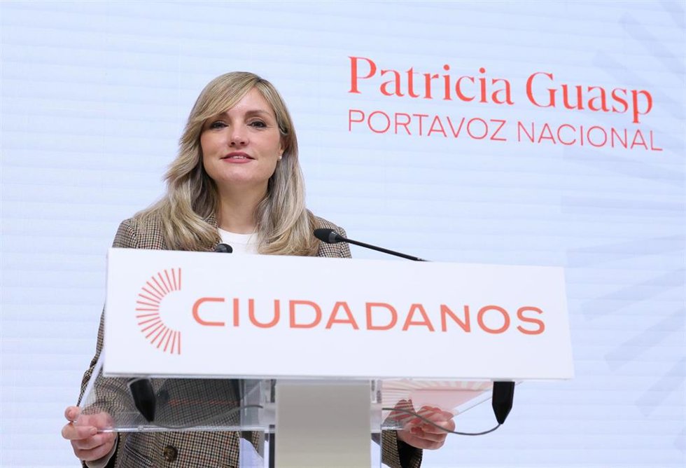 La portavoz nacional de Ciudadanos, Patricia Guasp