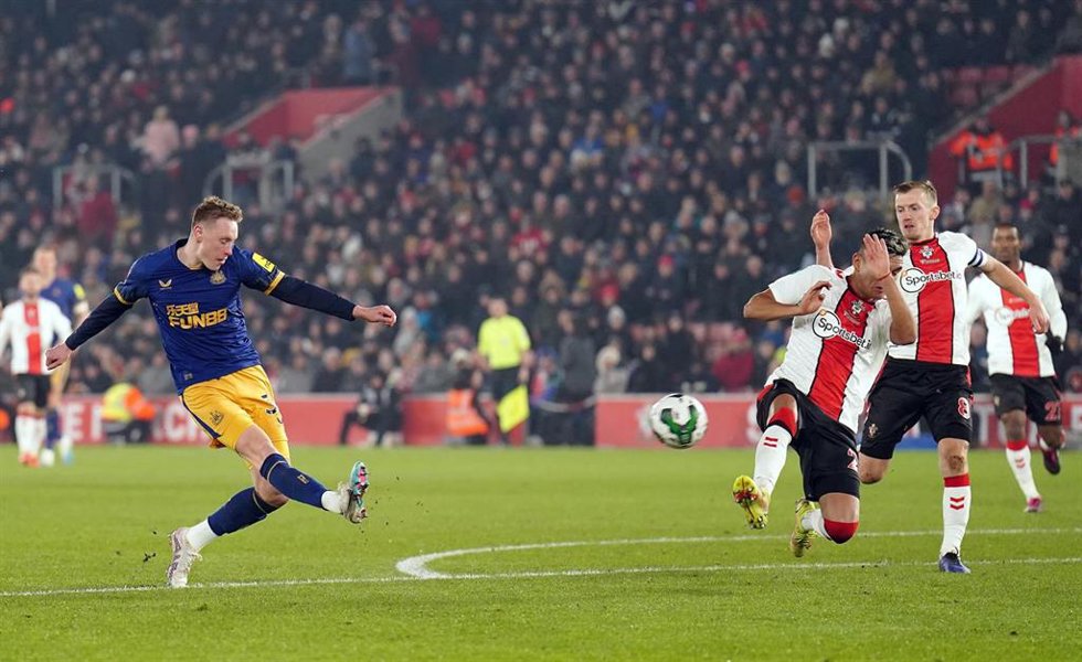 Sean Longstaff, jugador del Newcastle