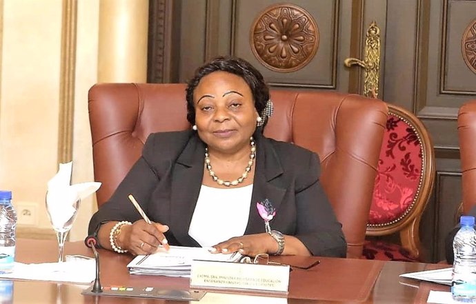 Archivo - La primera ministra de Guinea Ecuatorial, Manuela Roca Botey