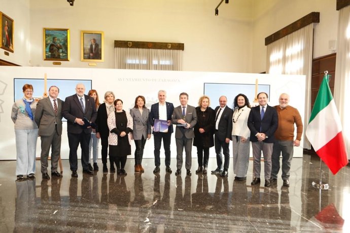 Una delegación de Lumezzane (Italia) visita Zaragoza en el marco del programa ERASMUS +