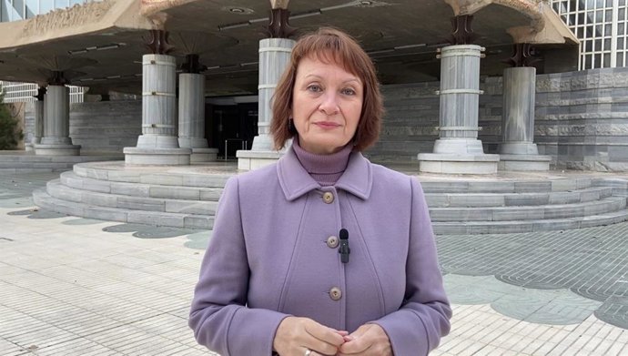 La portavoz de Podemos, María Marín