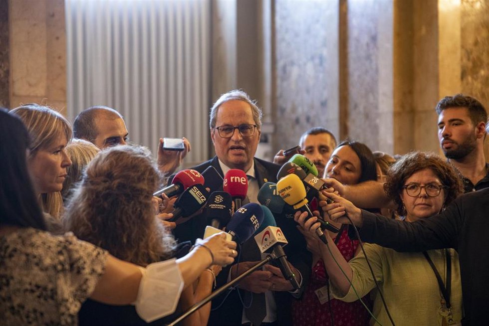 Archivo - El expresident de la Generalitat Quim Torra en una foto de archivo