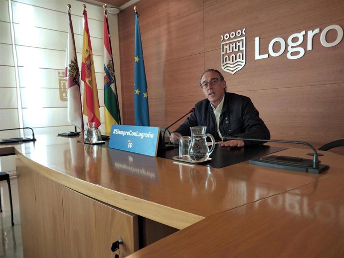 El concejal del PP en Logroño Ángel Sáinz