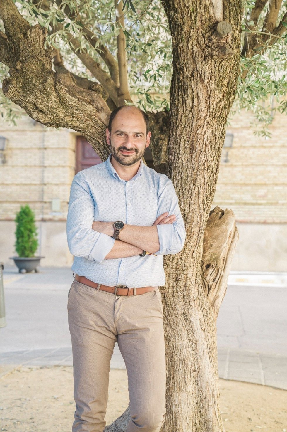 El candidato del PP a la alcaldía de Barbastro, Fernando Torres.