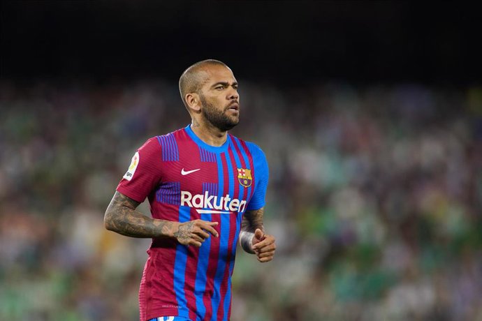 Archivo - El futbolista Dani Alves.