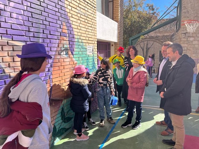 Millán en las jornadas de puertas abiertas del CEIP Santo Tomás